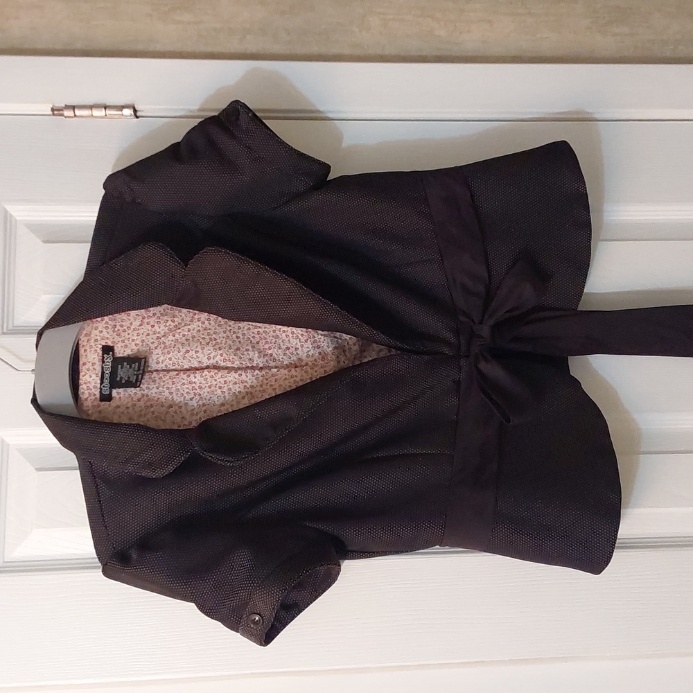 stooshy cute short sleeve blazer